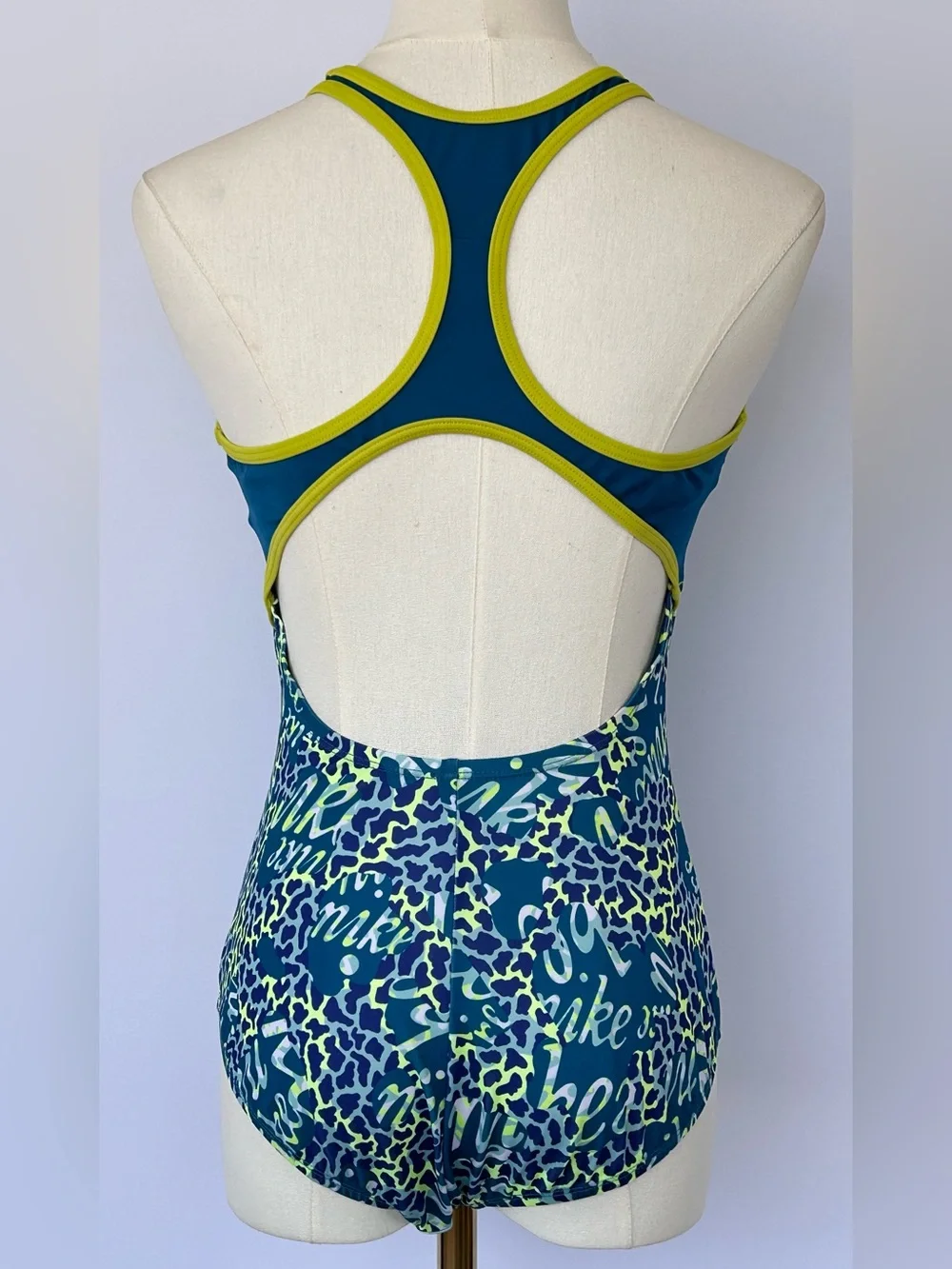 Nike Swim‎ Girls Hyper Web Racerback One Piece Swimsuit Size XL 13-15 Years